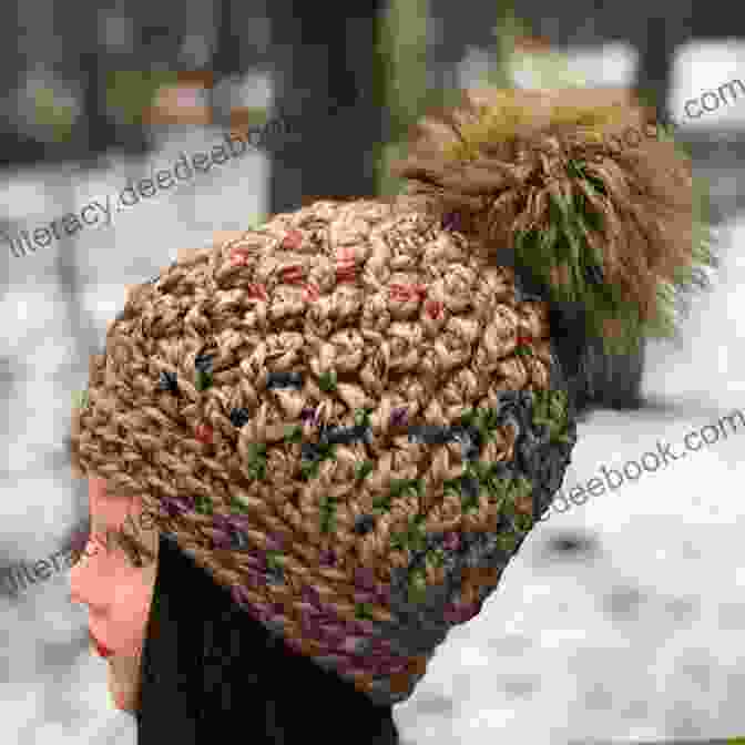 A Chunky And Warm Crocheted Hat Supersize Crochet: 20 Quick Crochet Projects Using Super Chunky Yarn