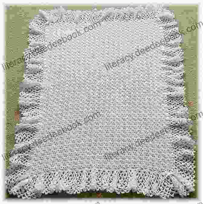 A Classic And Elegant Terry Kimbrough Baby Afghan In A Timeless White, Featuring A Delicate Lace Pattern And Crochet Border, Perfect For Special Occasions. Best Of Terry Kimbrough Baby Afghans