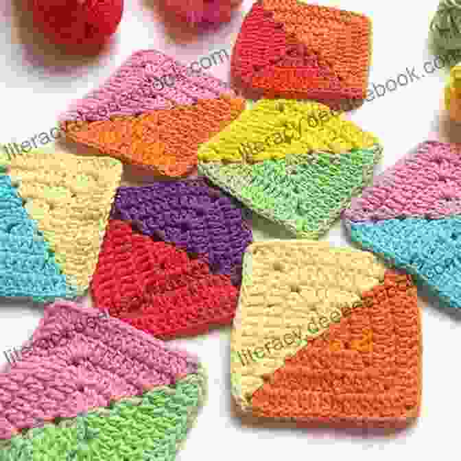 A Colorful Granny Square Made From Multiple Rounds Of Single Crochet And Double Crochet Stitches Crochet Yarn For Crocheting : Easy Crochet Discover All You Need To Know