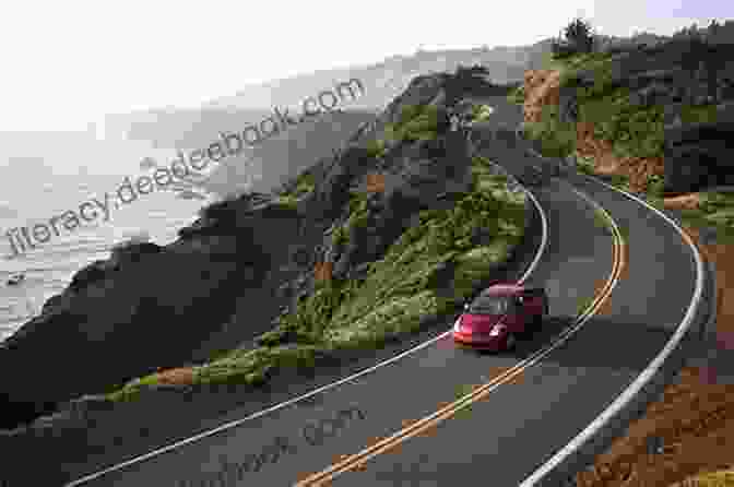 A Red Car Driving Down A Road Children S Encyclopedia Transportation Adrian Cristian Proca