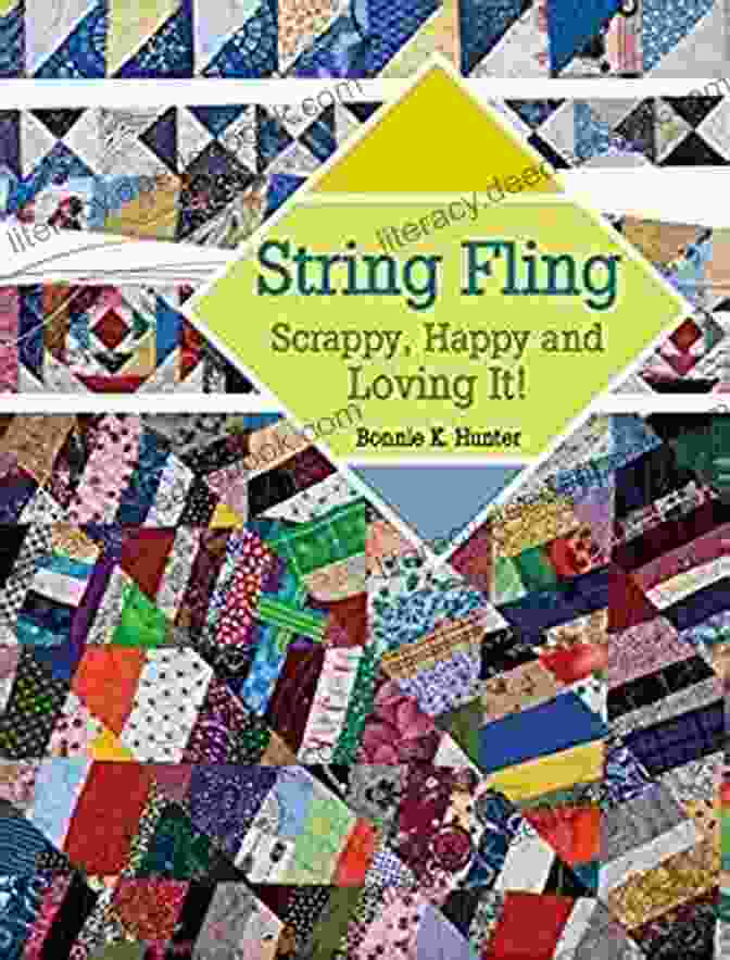 A Scrappy And Happy String Fling Doll Sitting On A Couch With Her Legs Crossed. She Has A Big Smile On Her Face And Her Eyes Are Closed. String Fling: Scrappy Happy And Loving It