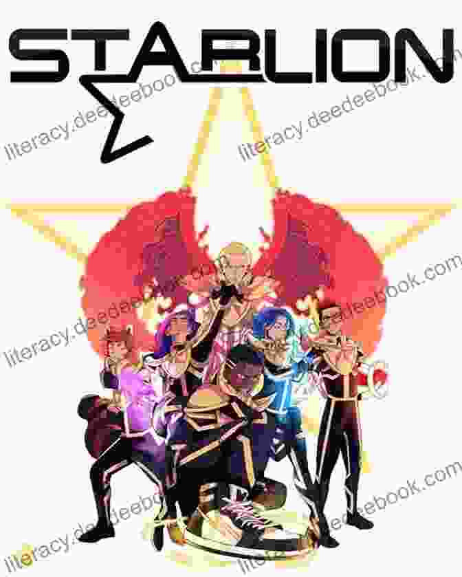 A Stunning Cover Art Depicting A Group Of Starlion Thieves Soaring Through A Crimson Nebula, Their Starships Blazing With Ethereal Light. StarLion: Thieves Of The Red Night