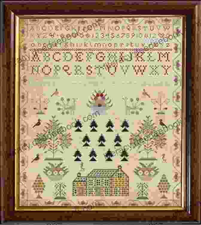 An Antique Hardanger Embroidery Zess Sampler, Showcasing A Rich Tapestry Of Geometric Patterns And Intricate Needlework. Hardanger Embroidery Zess