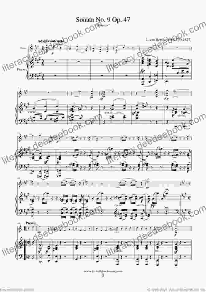 Beethoven Violin Sonata No. 9 In A Major, Op. 47 Sheet Music Score Beethoven Violin Sonata No 9 In A Major (Kreutzer) Op 47 (sheet Music Score)