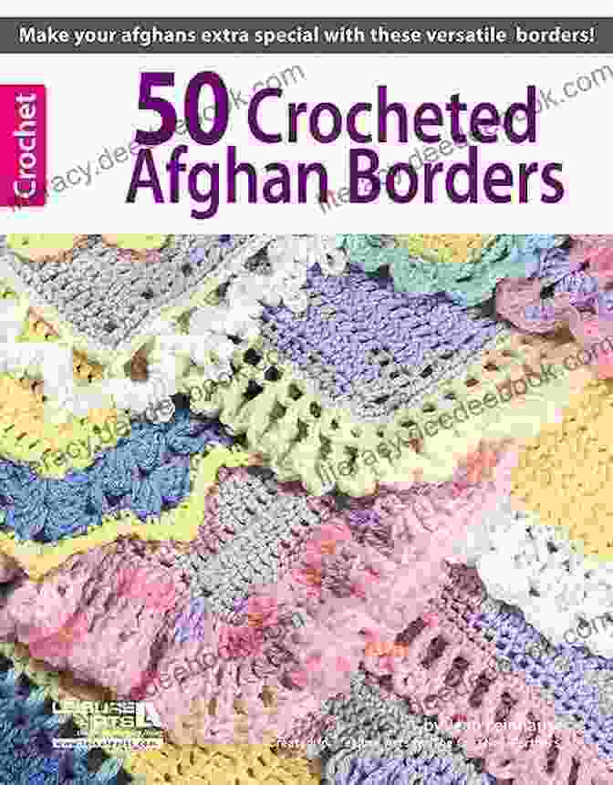 Bold Geometric Border Crocheted By Rita Weiss 50 Crocheted Afghan Borders Rita Weiss