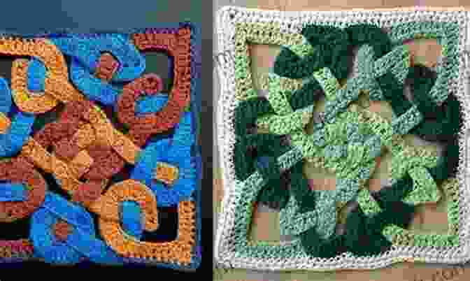 Celtic Knot Motif Border Crocheted By Rita Weiss 50 Crocheted Afghan Borders Rita Weiss