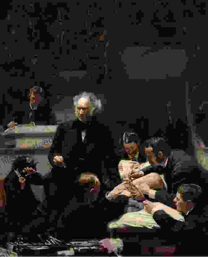 Gross Clinic By Thomas Eakins 125 Color Paintings Of Thomas Eakins (Thomas Cowperthwait Eakins) American Realist Painter (July 25 1844 June 25 1916)