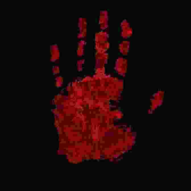 Remnants Of Blood Book Cover Featuring A Bloody Handprint On A Dark Background Remnants Of Blood J Robert King