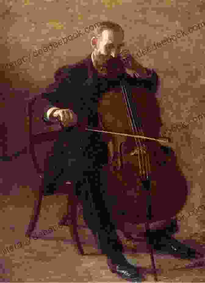 The Cello Player By Thomas Eakins 125 Color Paintings Of Thomas Eakins (Thomas Cowperthwait Eakins) American Realist Painter (July 25 1844 June 25 1916)